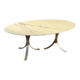 White Marble Table Osvaldo Borsani T102 for Tecno