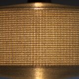 Early plastics cellulose and teak pendant lamp by John and Sylvia Reid for Rotaflex, UK, 1950s