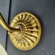 Pair of antique gold wall sconces