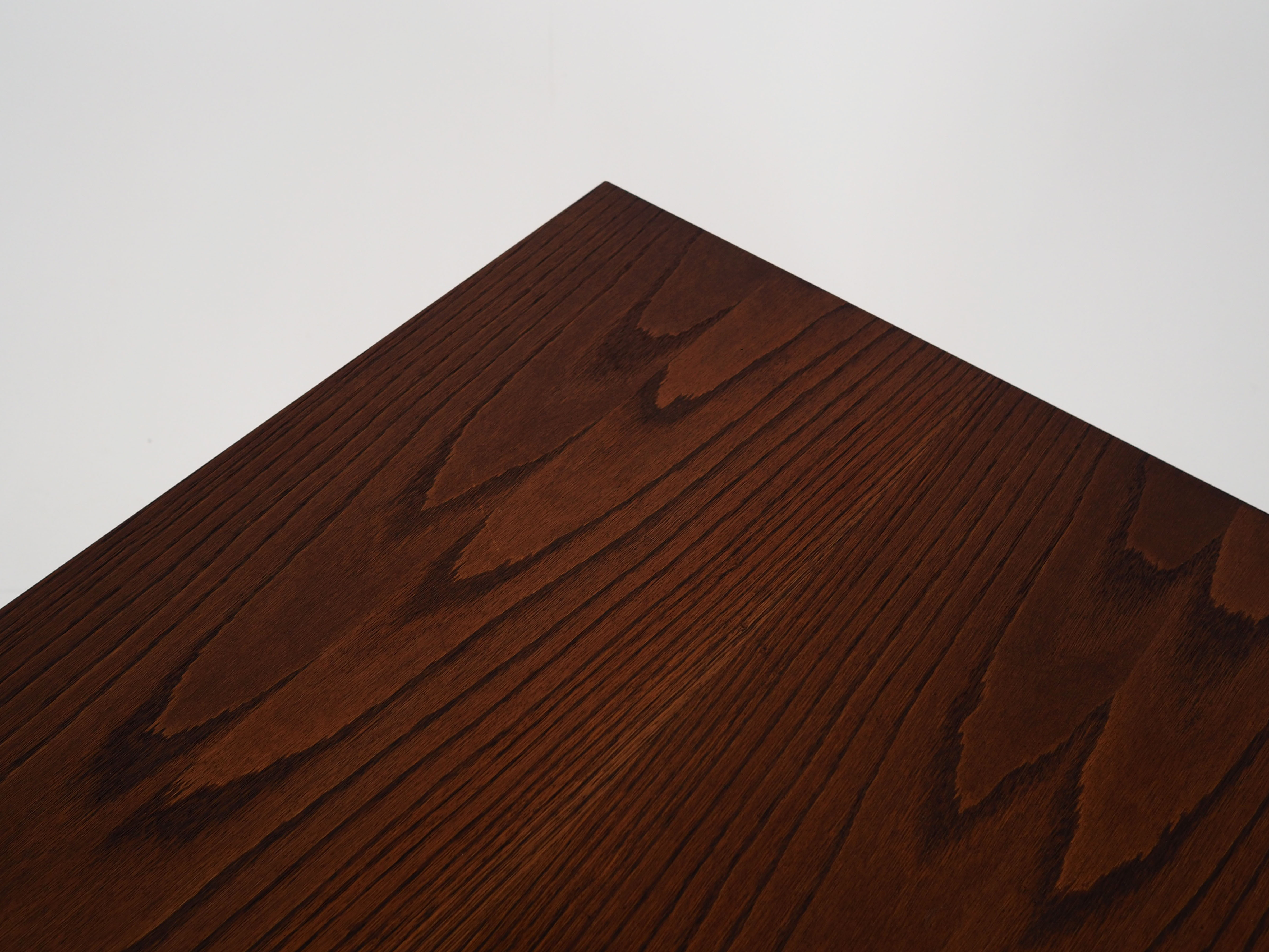 Oak wood desk by Domino Møbler Scandinavian design of the 1970s