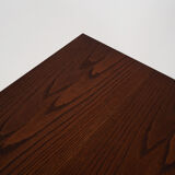 Oak wood desk by Domino Møbler Scandinavian design of the 1970s