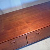 Scandinavian teak bass row