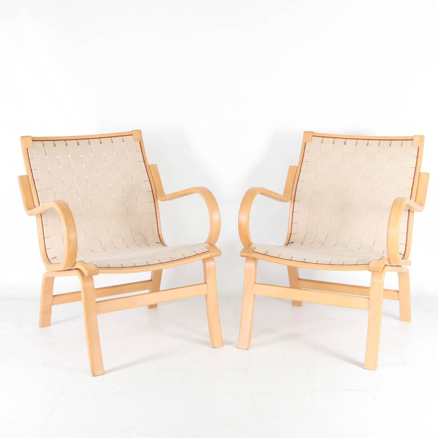 Pair of Scandinavian armchairs