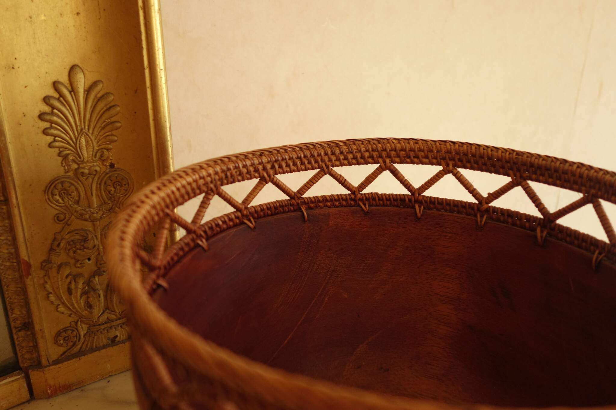 Wooden Cup and Basketwork – Handmade African Crafts