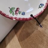 2 old flat plates in GIEN earthenware model "Lorraine"