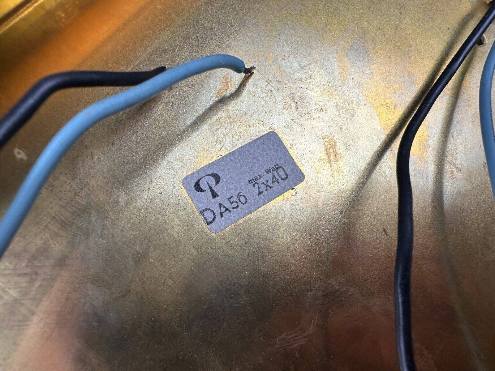 60s 70s peill & putzler cube wall lamp wall sconce ice glass space design