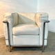 Armchair LC2 design Le Corbusier for Cassina