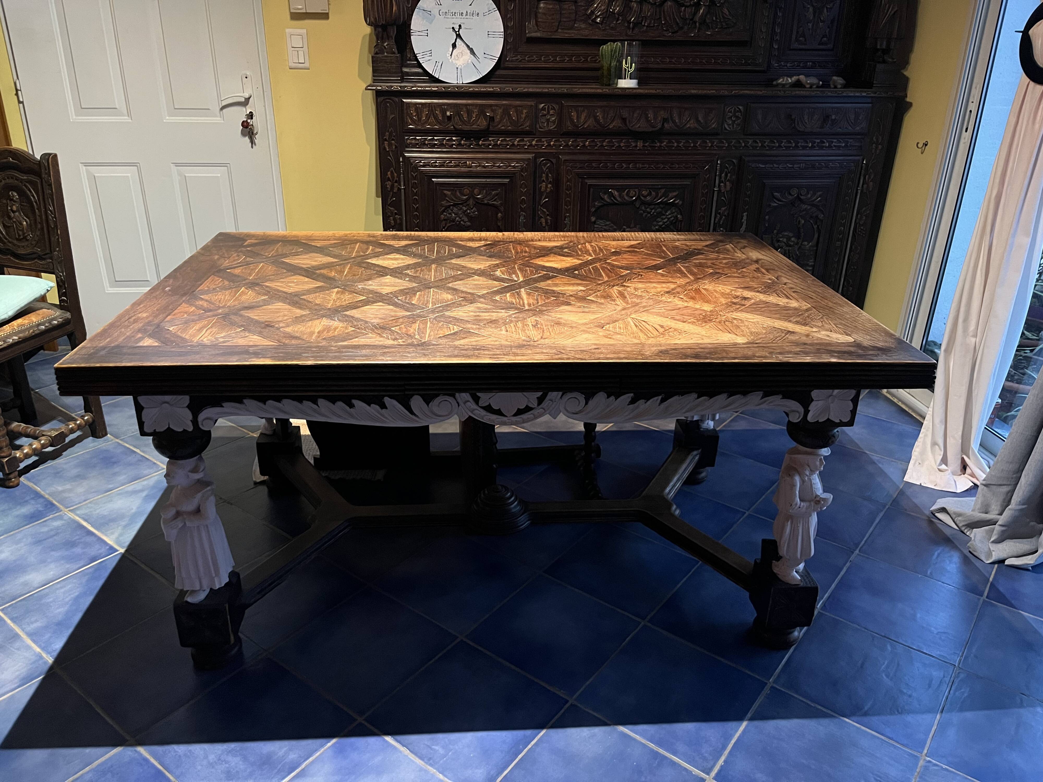 Old Breton style table from 1950.