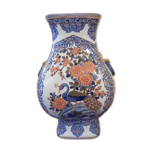 Vase, potiche en faïence de Gien,