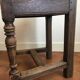 Set of 6 chairs in dark wood rustic