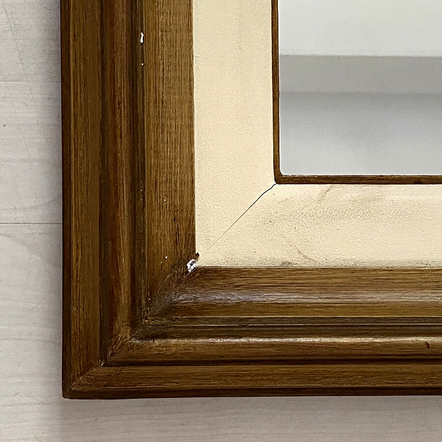 Wooden frame mirror