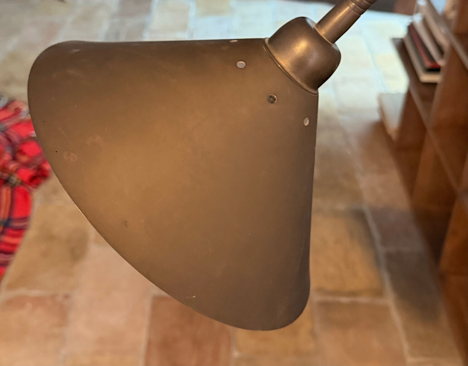 Lampe Laura Ashley vintage métal massif fabriquée au Portugal