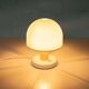 Mushroom table lamp, space age design, Italian 1970s.