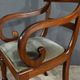 Armchair with Mahogany Crosses, Victorian period, England – 2nd part 19th century