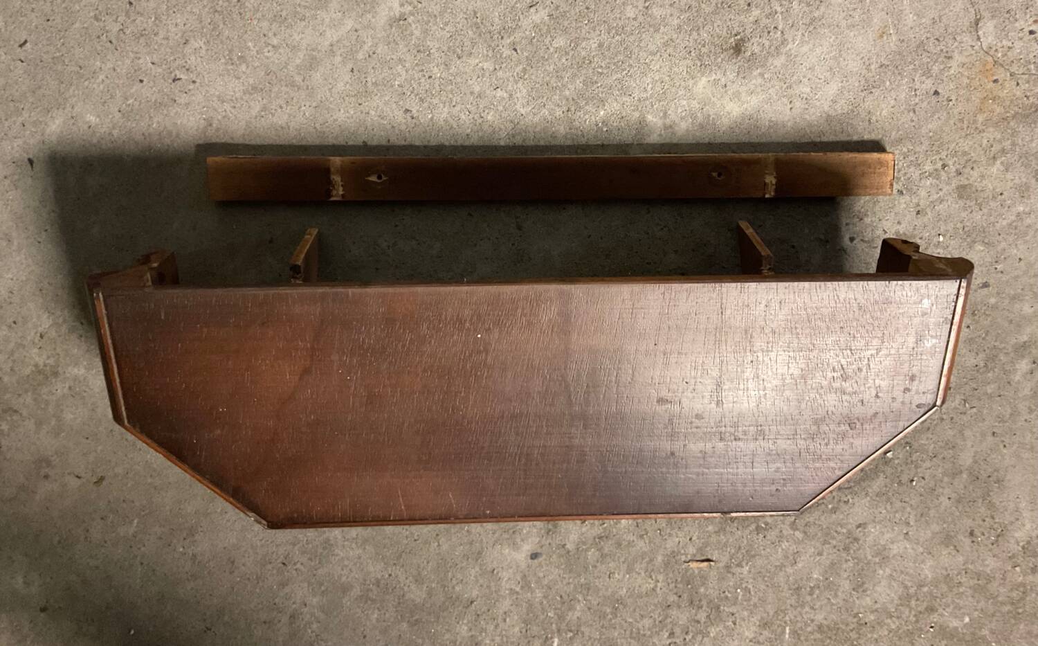 Vintage wall shelf