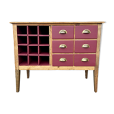 Old furniture by trade, 6 drawers and 12 bottle lockers