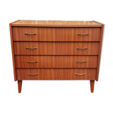 Commode 4 tiroirs avec poignées numérotés