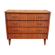 Commode 4 tiroirs avec poignées numérotés