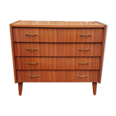 Commode 4 tiroirs avec poignées numérotés