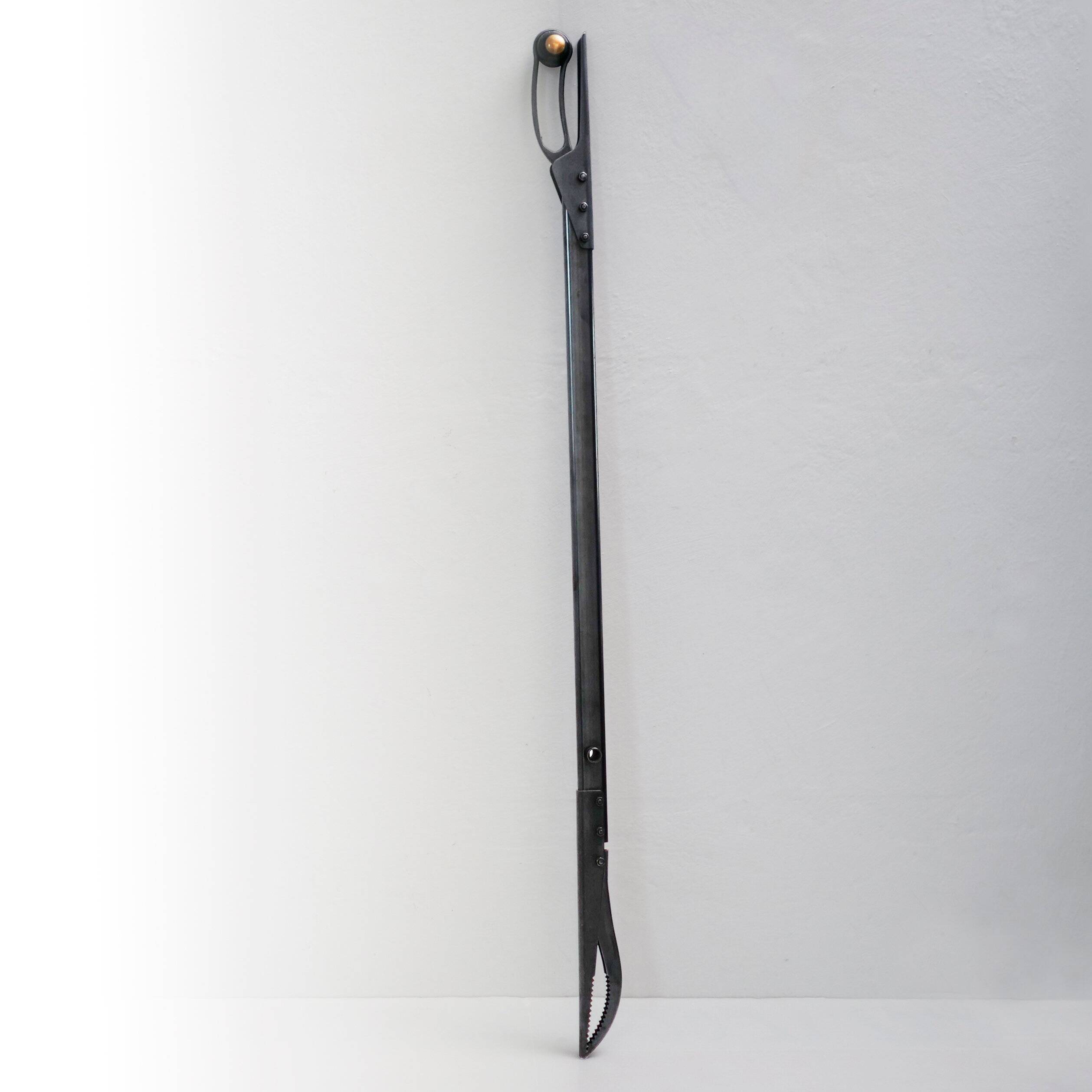 Fireplace accessory designed by Pep Bonet for Alessi, 1980.