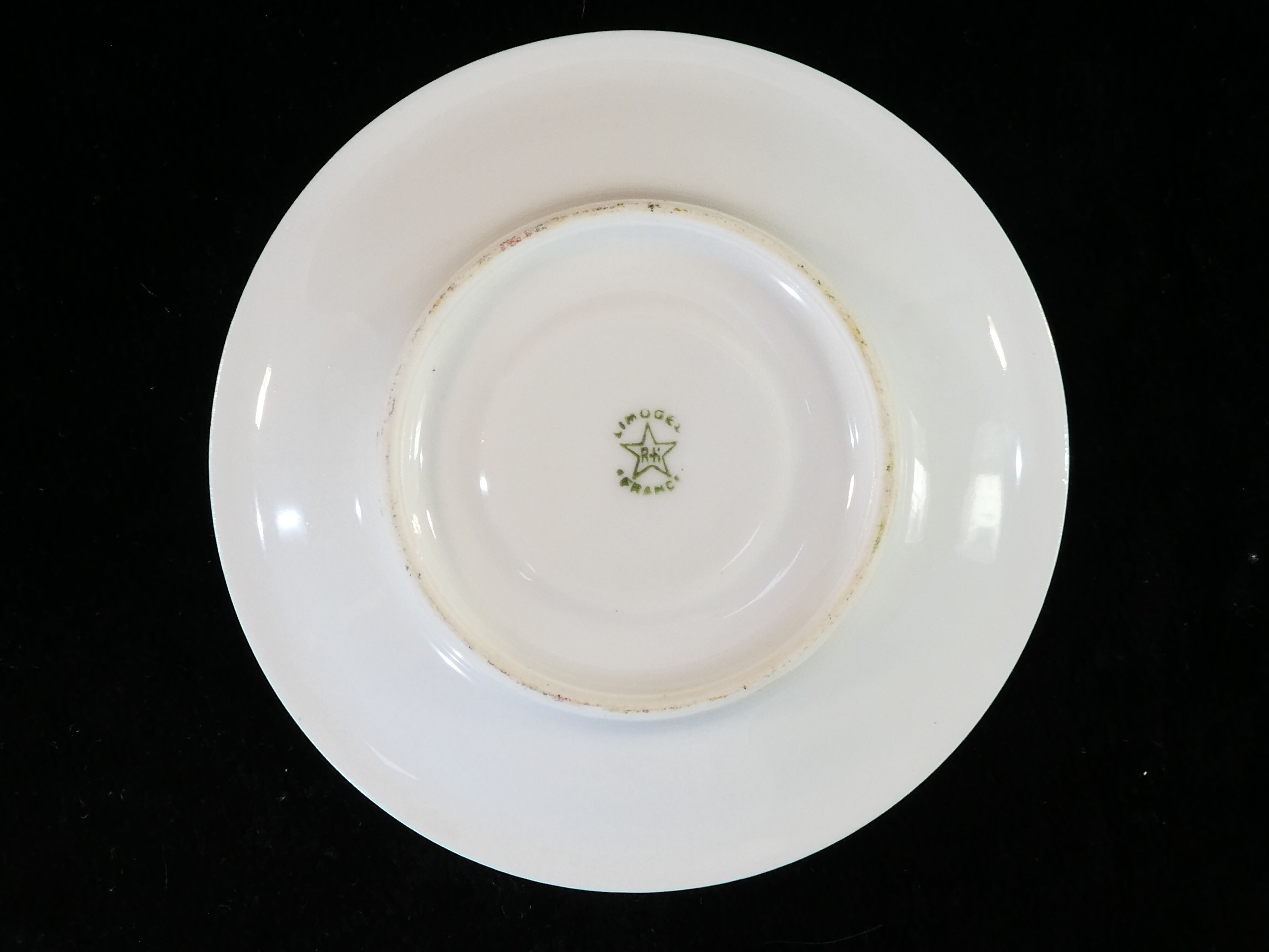 9 porcelain coffee cups from limoges haviland decorated with flowers circa 1930