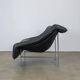 Vintage leather Butterfly chair with steel frame by G. van den Berg, Montis