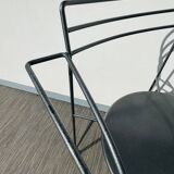 Pair of 'Silver Moon' chairs by Pascal Mourgue - Fermob. Vintage 80s.