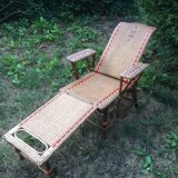 Rattan lounge chair