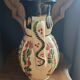 Anthropomorphic pitcher in slipware Hungarian folk art 1960