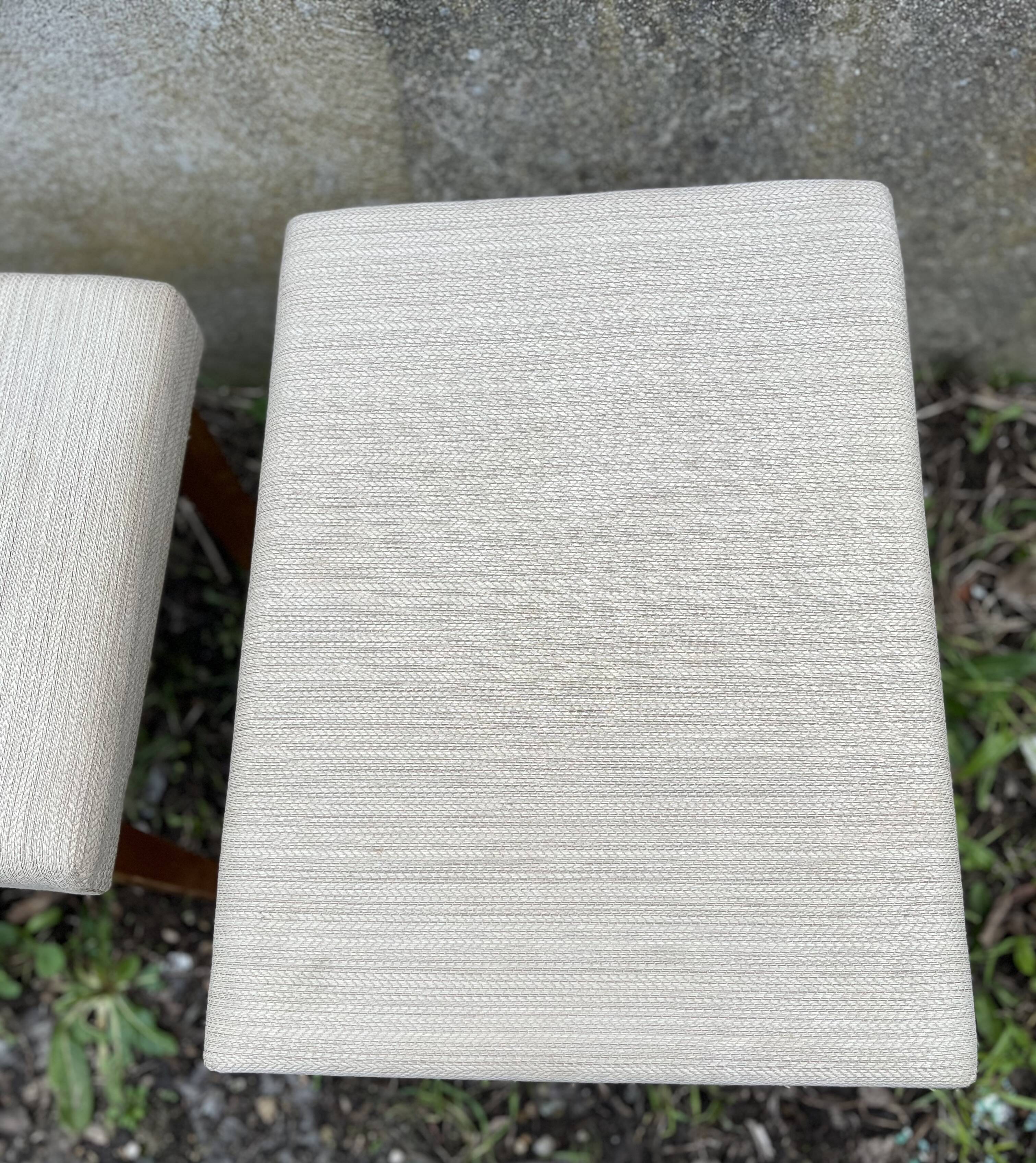 Vintage ottoman footrest