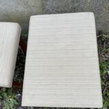 Vintage ottoman footrest