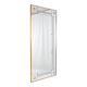 Large brasserie-style mirror with engraved mirrors, France, 1950s