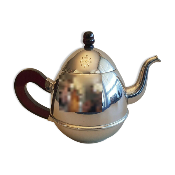 Théière cafetière vintage en métal et plastique Wuco