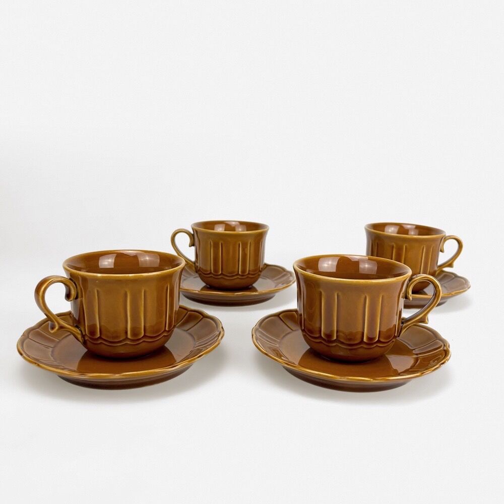 Coffee cups Tognana caramel 70s