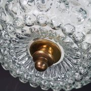 vintage limburg bubble glass ceiling LAMP model A 637 flush mount 1970s