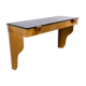 Console murale Art déco en laiton Jean Pascaud