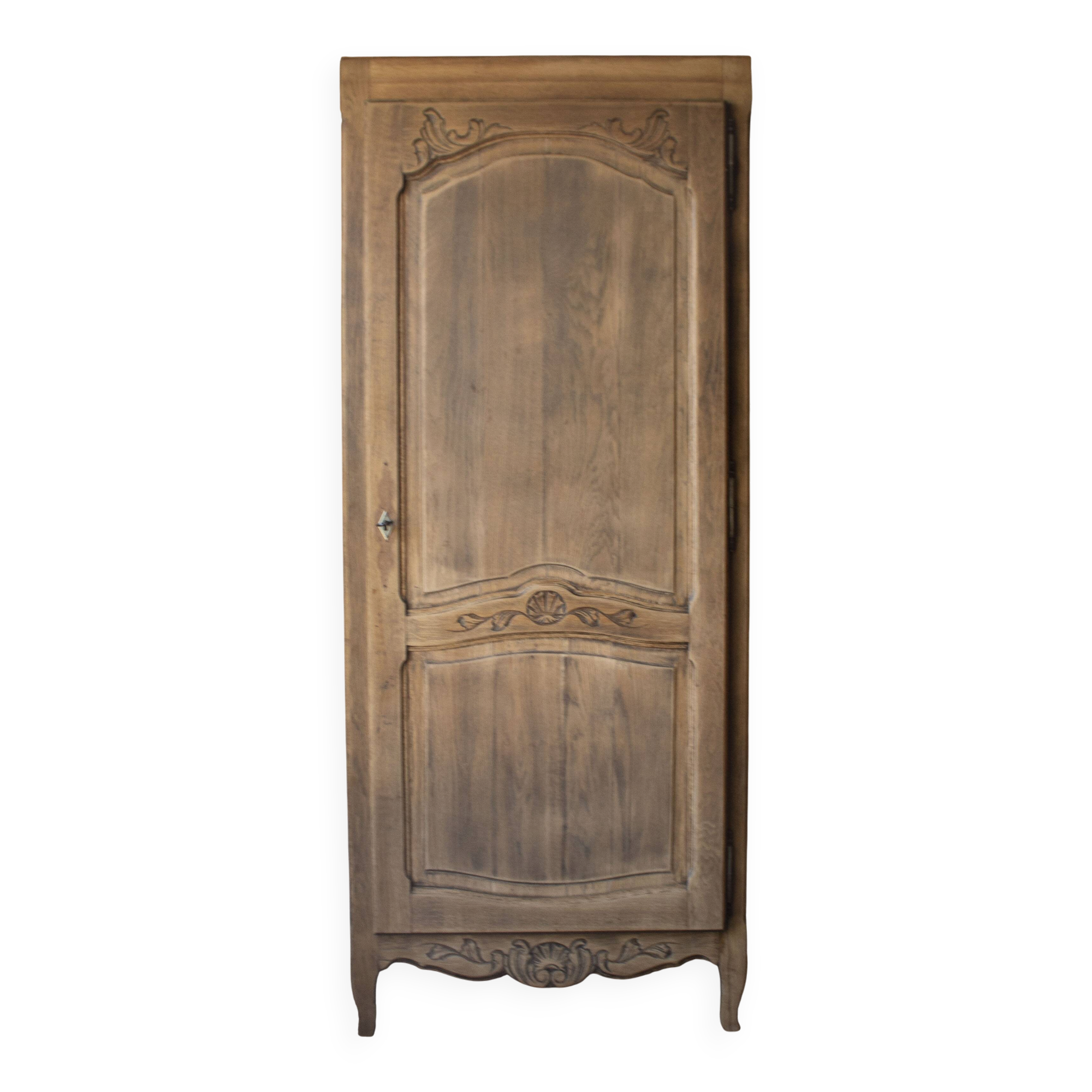 antique solid wood bonnetière