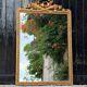 Louis XVI mirror in carved and gilded wood, 18th century