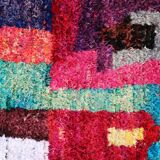 Berber carpet boucharouette means 240x155 cm