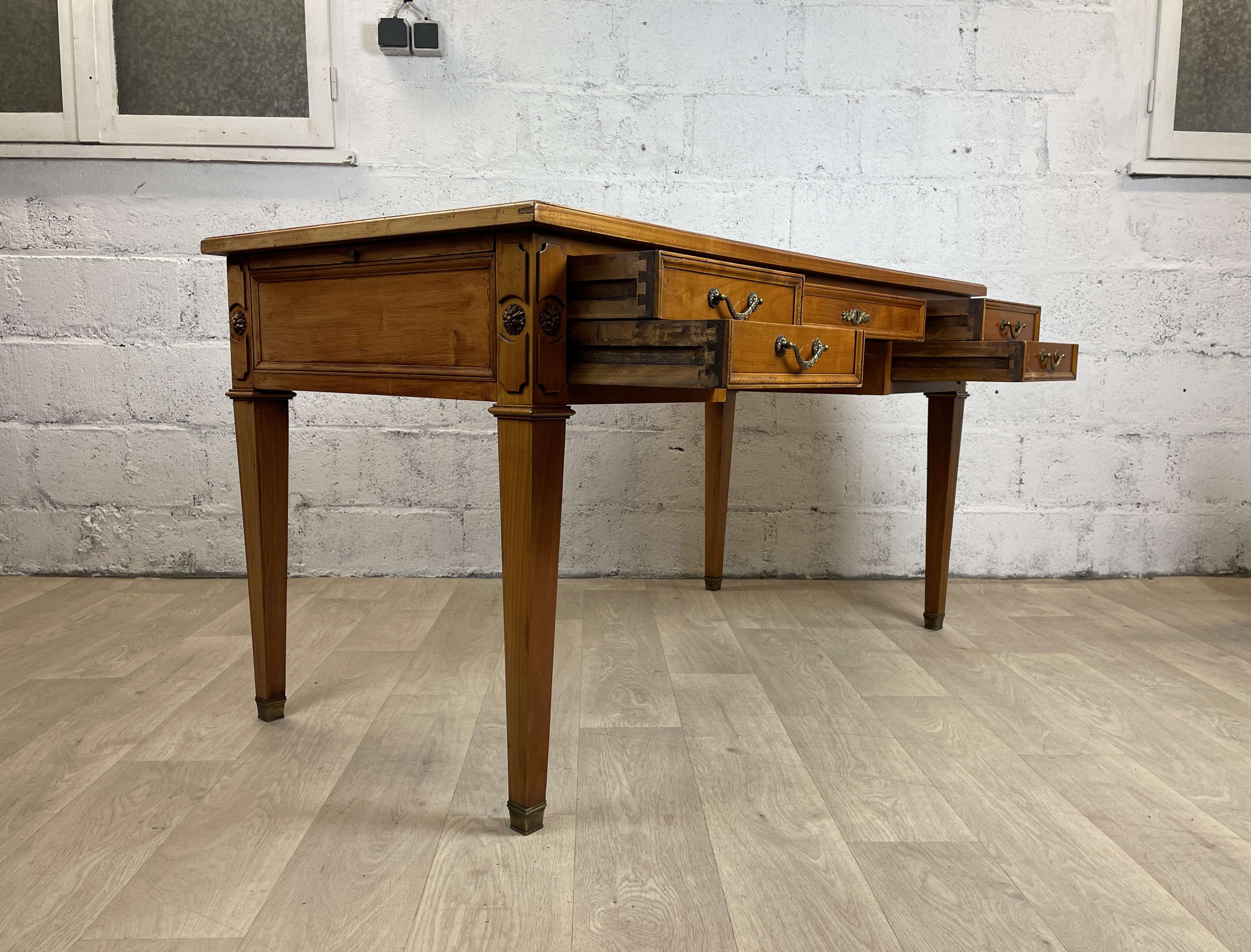 "minister's" office and its solid cherry tree armchair, 70s-80s