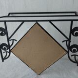 Coat rack art deco wrought iron