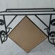 Coat rack art deco wrought iron