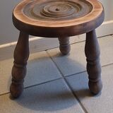 Solid wood stool legs tripod aero-gummed