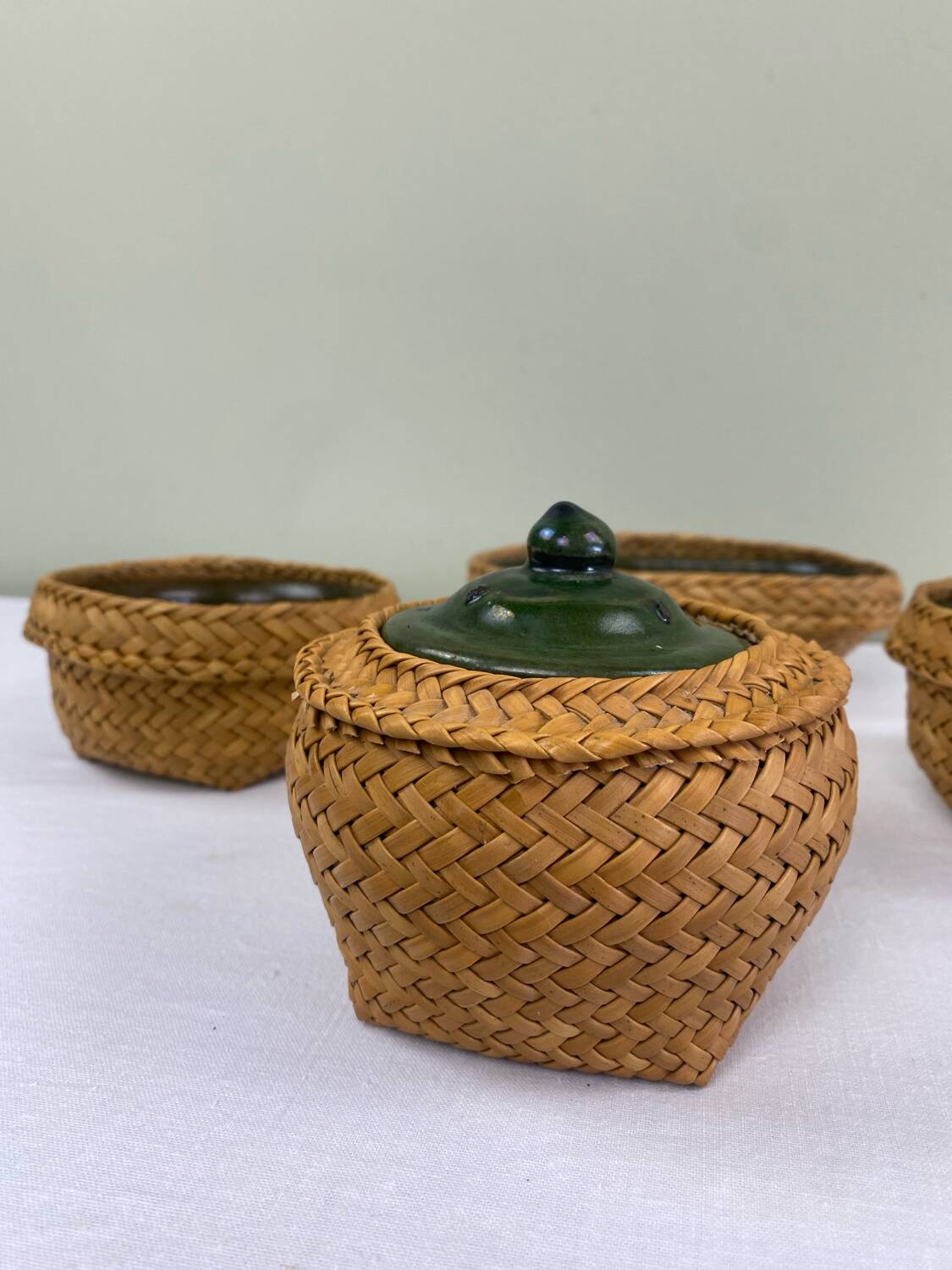 Vintage ethnic service