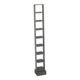 Metal tower and concrete block storage