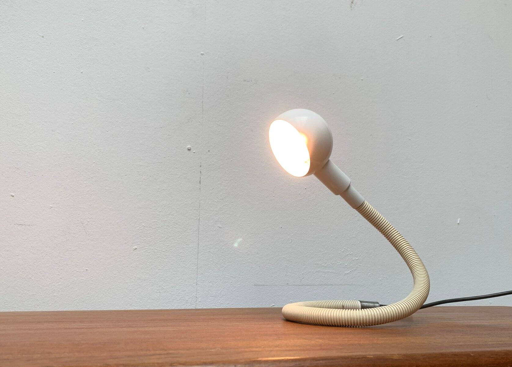 Vintage Italian Space Age Table Lamp Hebi by Isao Hosoe for Valenti Luce