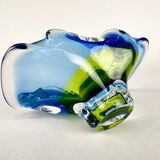 1960's Art Glass Bowl by Josef Hospodka, Czechoslovakia