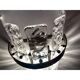 Hammered strips “listelli” murano glass belt wall sconces
