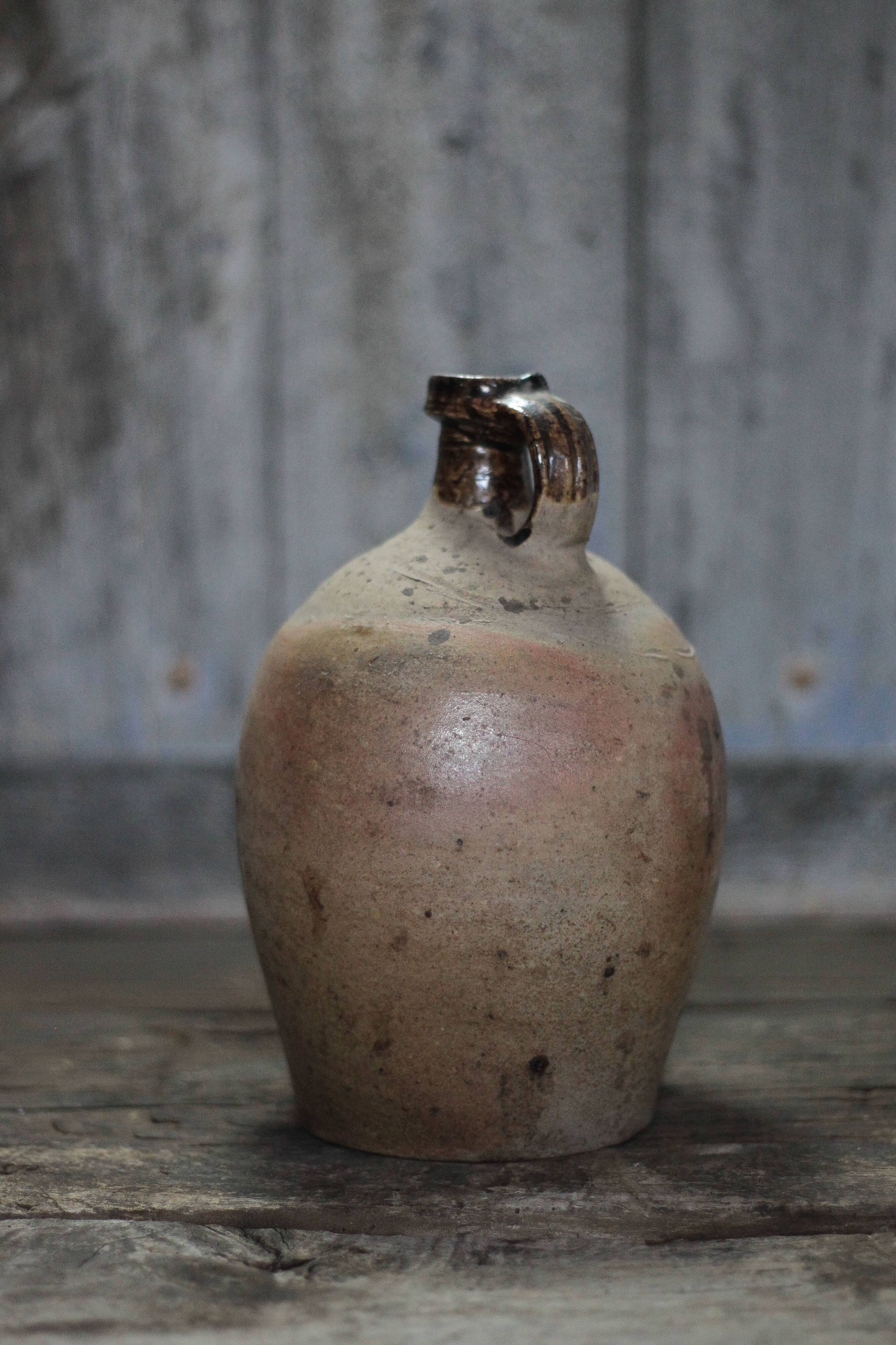 Antique handled pot, antique pot, handled jar, interior decoration.