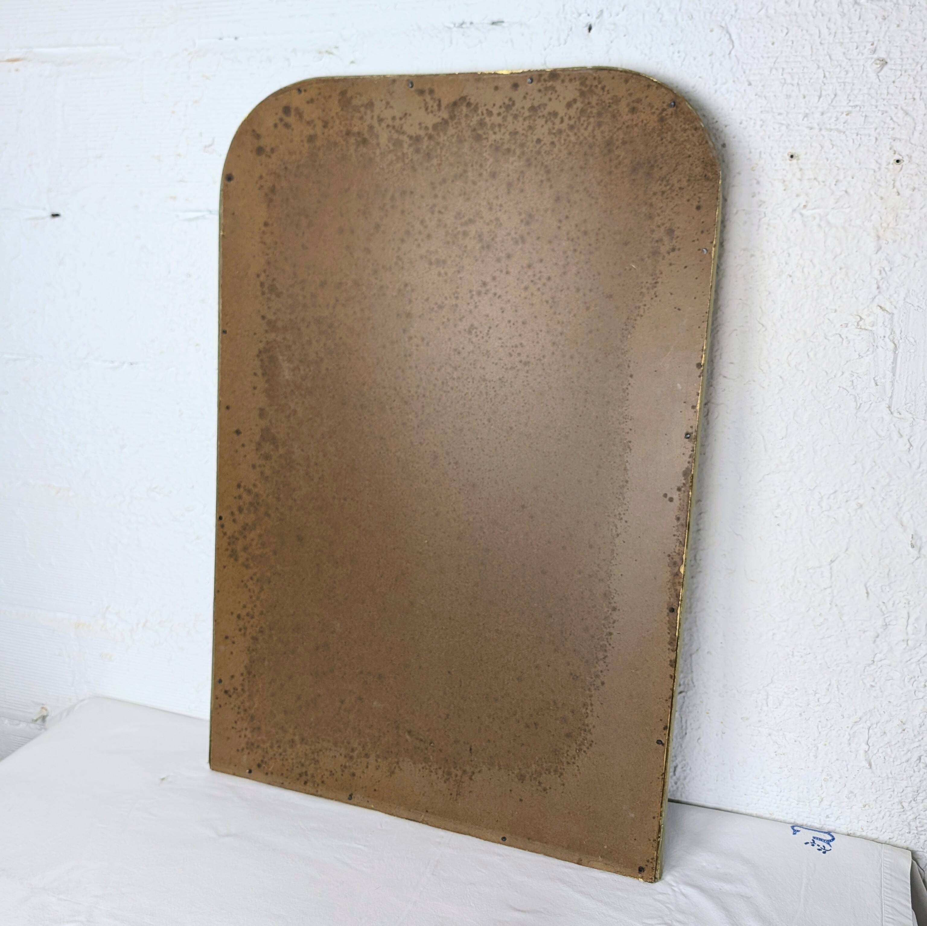 Louis-Philippe gold mirror with beaded moulding 62x92cm
